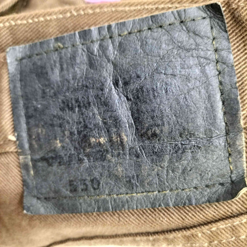リーバイス Levis 505 ボタン裏HK26 クロスパッチ リメイク フレアパンツ Y2K レディース  W25 L32